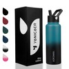 YONICOER Insulated Water Bottle 40oz,Triple Wall Vacuum Stainless Steel(Dishwasher Safe),Leak