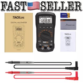 TACKLIFE Digital Multimeter Auto Ranging Multi Tester AC & DC Voltage Current