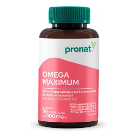 Suplemento Mega Maximum (omega 3,6,9) (90 Caps) - Pronat Sin Sabor