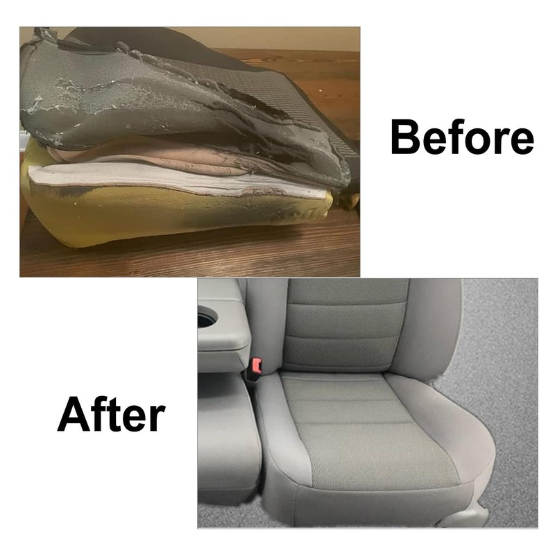 GXARTS Driver Side Bottom Lower Replacement Cloth Seat Cover Gray