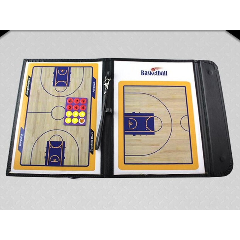 Folding Magnetic Basketball Coaching Board Basketball Coach Tactics Book