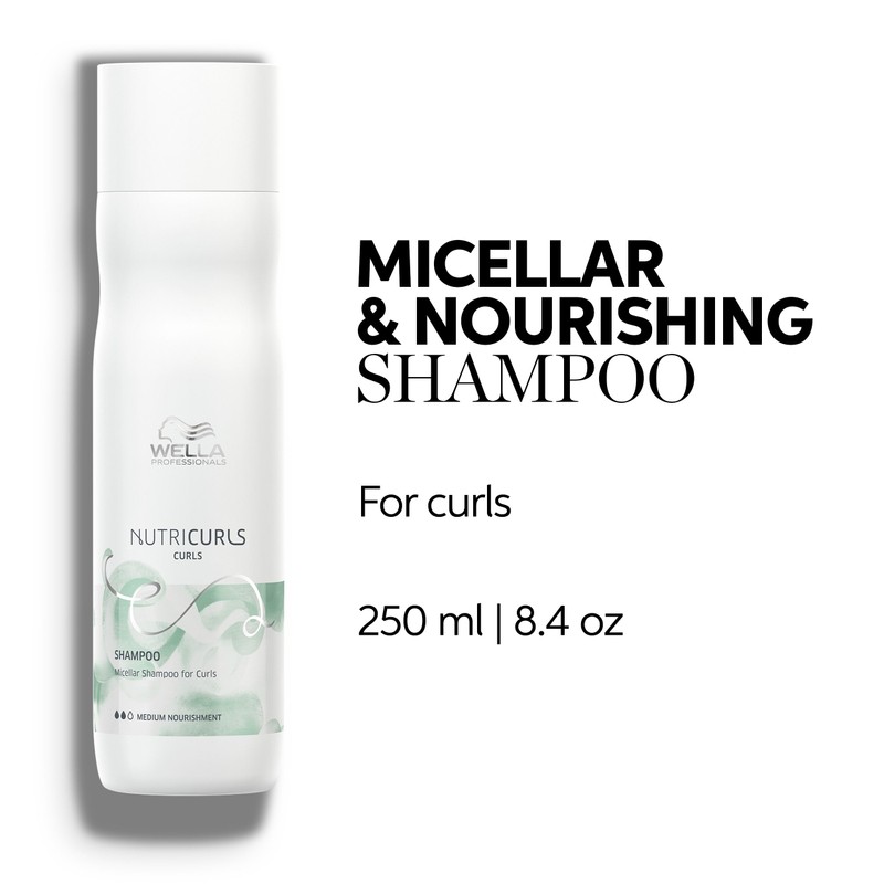Wella Professionals Nutricurls Micellar Shampoo For Curls 250ml