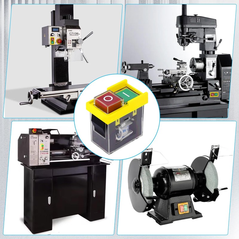 GothicBride Universal Emergency Stop Switch, KJD6 5E4 250V 6A, Safety