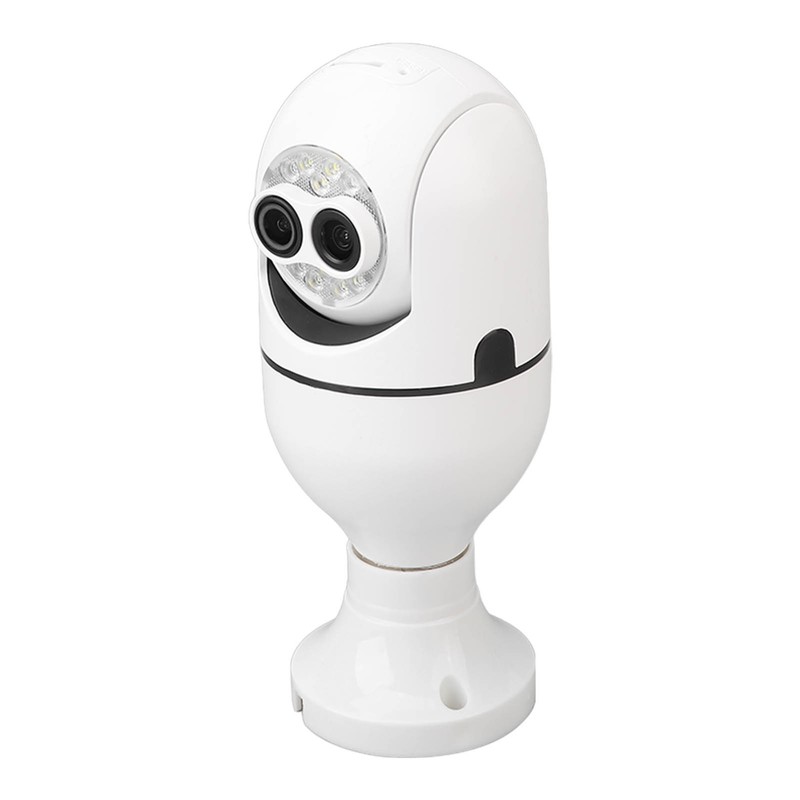 Dual Lens Camera 110 to 250V Sound and Light Alert