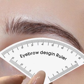 4 herramientas de mapeo de cejas, regla mapeo cejas ajustable, guía dibujo con microblading para uso profesional y doméstico, herramientas maquillaje con plantilla para
