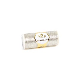 DMC Diamant Metallic Needlework Thread, 38.2-Yard, Light Silver