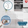 BabyDan MultiDan, 24.6"-42", Extendable Stair Gate/Baby Gate/Safety Gate, Metal, White,