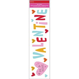 Impact Innovations Hugs & Kisses Valentine Gel Clings, 5.5 x 21