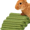 SunGrow 20 Pcs Timothy Hay Sticks, Bunny Treat for Rabbits,