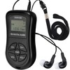 ZHIWHIS Mini Portable FM Radio, Stereo LCD Digital Display Tuning