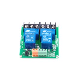KNACRO 2-Channel 12V Relay Module High Low Level Triggering Optocoupler Isolation Load 30A DC 30V AC 250V for PLC Automation Control, Industrial System Control(12V, 2-Channel)