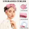 Gwabee No Heat Curling Headband Set 70" Ribbon Rods Bonnet