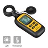 Light Meter Digital Illuminance Meter Handheld Ambient Temperature Measurer, Range