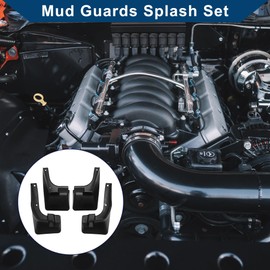 Hihaha Splash Guard Mud Flaps with Brackets for Toyota Yaris L 2014-2023 Front and Rear Mud Flaps 1 Set