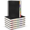 EUSOAR Hardcover Spiral Notebook, 6 Pack A5 5.5"x 8.3", 5