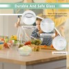 20 Pack 2.8 In Small Glass Bowls Clear, 2.5 Oz