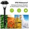 Glass Solar Lights Outdoor, 8 Pack Super Bright Solar Pathway