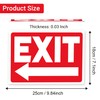 Exit Signs 2 Pack 10x7 Inch with Directional Right Ideal