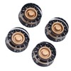 4PCS Electric Guitar Bass Knobs Potentiometer Knob Caps for Volume