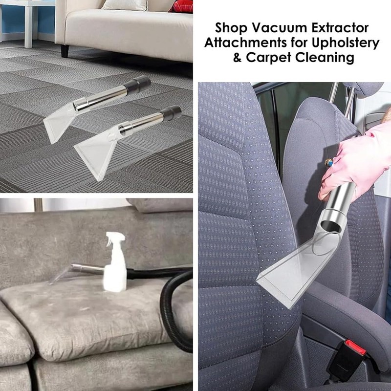 Vacuum Extractor Attachment for Carpet Cleaning and Interior and Car