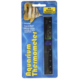 LCR Hallcrest LLC 43330972: Liquid Crystal Aquarium Thermometer Vertical