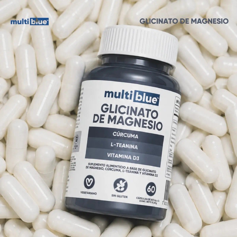 Glicinato Magnesio Relajación Sueño Multiblue Caps Sabor