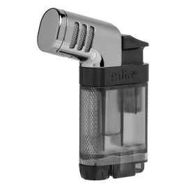 Palió Pistola Angled Double-Jet Flame Lighter (Black)