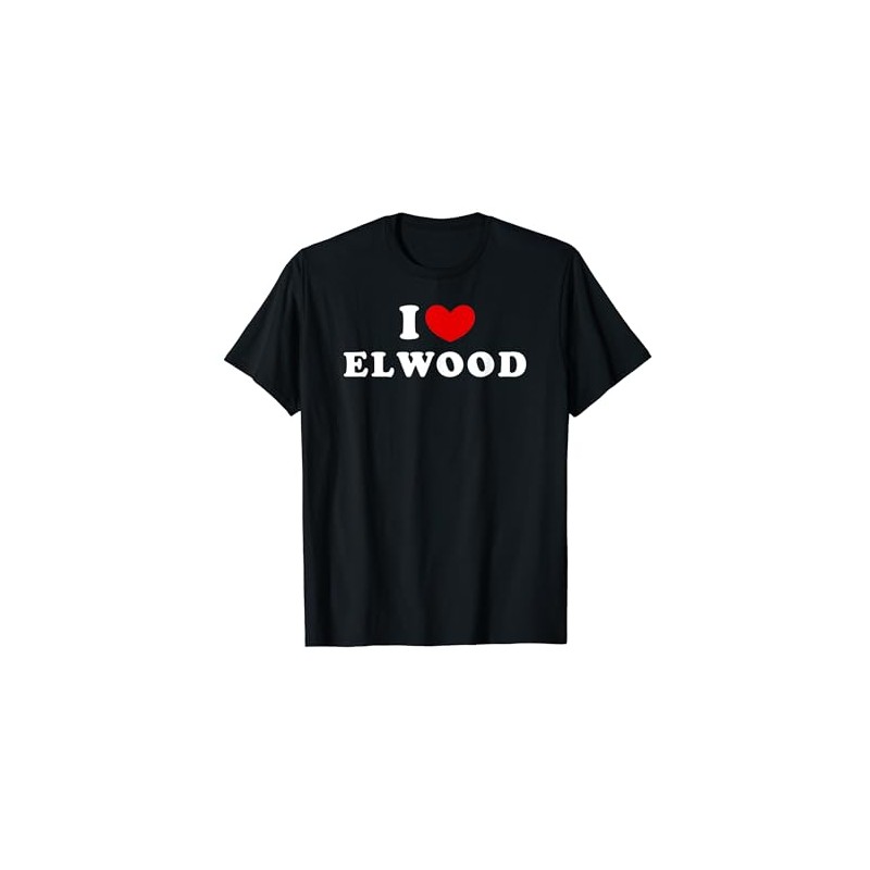 I Love Elwood T-Shirt, black