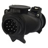 AB Tools Caravan Electrics Adapter 13Pin Car Socket to Twin