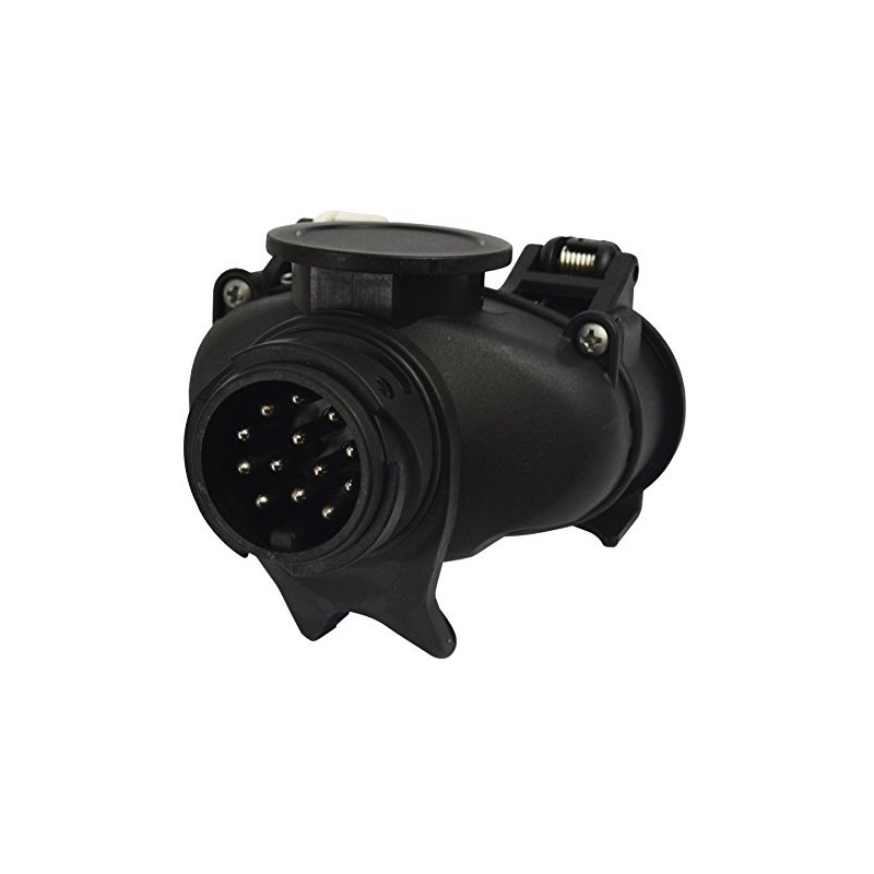 AB Tools Caravan Electrics Adapter 13Pin Car Socket to Twin