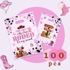 Corbekel 100 PCS Western Cowgirl Party Favor Gift Bag, Pink