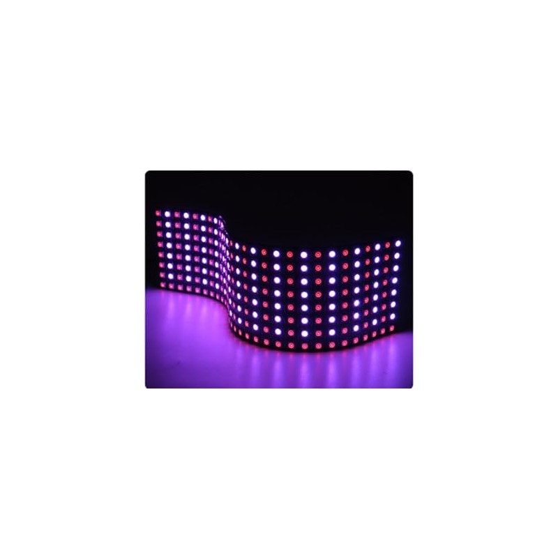 WS2812B LED Matrix Panel, 16x16 Digital RGB Pixels, Pre-Wired Connectors,