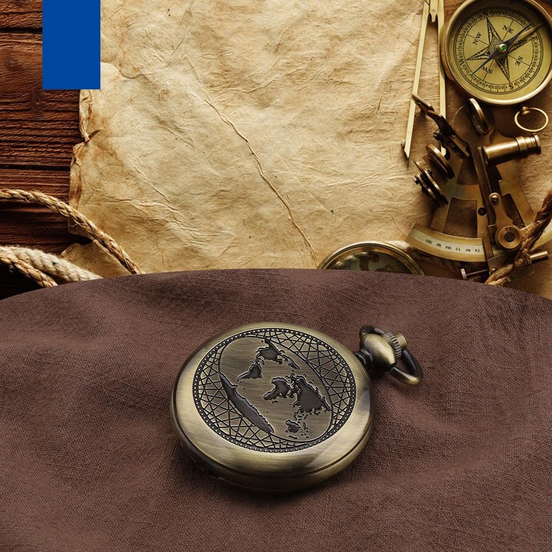 eMagTech Retro Style Portable Camping Survival Compass Metal Pocket Compass