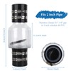 CREECHWA 2 Inch Quiet Check Valve for Sump Pump, Effortless