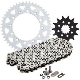NICHE Drive Sprocket Chain Combo for Yamaha WR450F Front 14 Rear 47 Tooth 520V O-Ring 114 Links