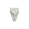 100 Pack Rok Hardware 5mm White Shelf Support Bracket Steel
