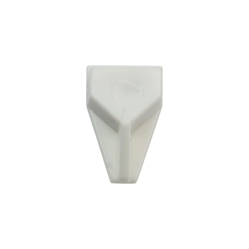 100 Pack Rok Hardware 5mm White Shelf Support Bracket Steel