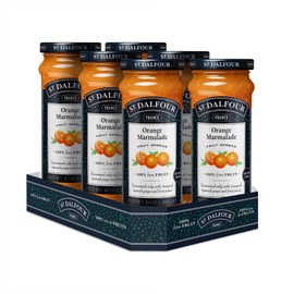 St. Dalfour Orange Marmalade Fruit Spread - 10oz - 100% from Fruit, No Artificial Ingredients, Non-GMO, No Cane Sugars, All Natural - Pack of 6