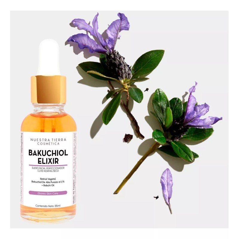 Nuestra Tierra Cosmética Bakuchiol Elixir Fito Retinol Elimina Manchas Y