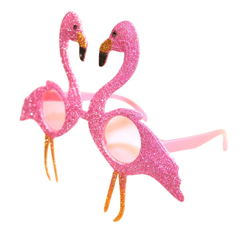 Robelli Pink Glitter Sunglasses - Flamingo