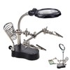 3.5X12X Helping Hands Soldering Station with LED Light & Alligator
