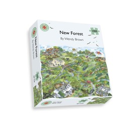 All Jigsaw Puzzles - New Forest - 1000 Pieces Jigsaw Puzzle For Adults Teens And Kids - Made In Britain, Difficult Jigsaw Puzzles For Adults 66cm X 50cm