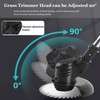 Electric Weed Wacker with Wheel, 21V Cordless Weed Eater with