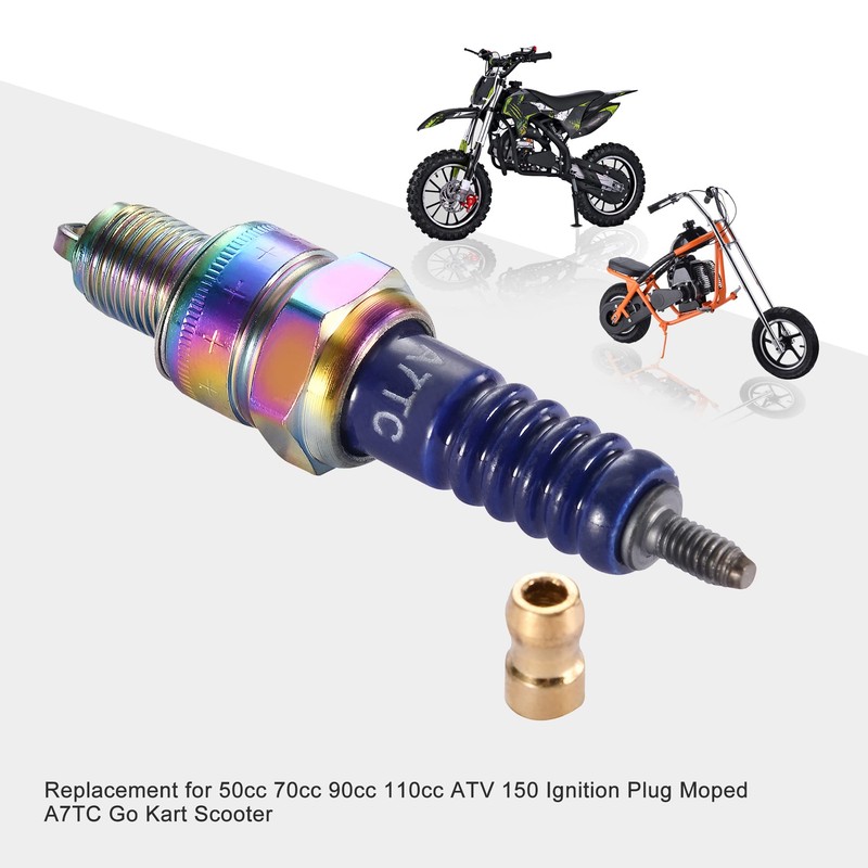 GOOFIT High Performance Motorcycle A7TC Spark Plug 50cc 70cc 90cc