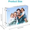 kuchisity 3'' x 3'' Acrylic Picture Frames 12Pcs,20mm Clear Double