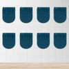 BOXOB 24pcs Cubicle Pins, Plastic Cubicle Clips for Fabric Walls