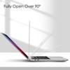 Fintie - Funda para MacBook Pro 13, Transparente escarchado