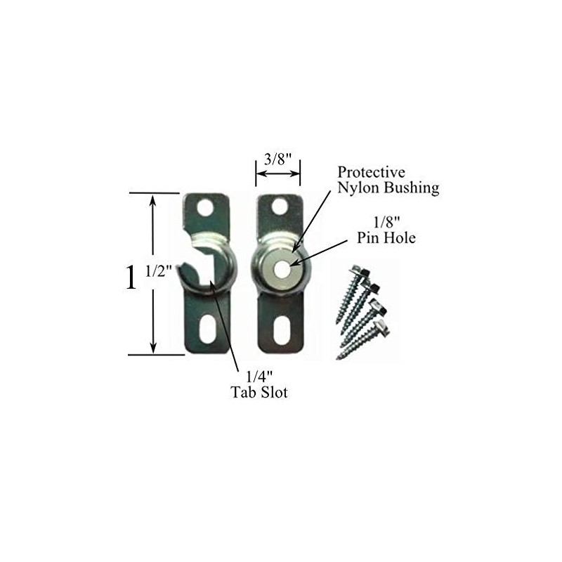 1 Pair Inside Mount Roller Window Shade Brackets with Protective