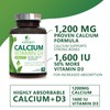Calcium Supplement 1200 mg - with Vitamin D3 for Best