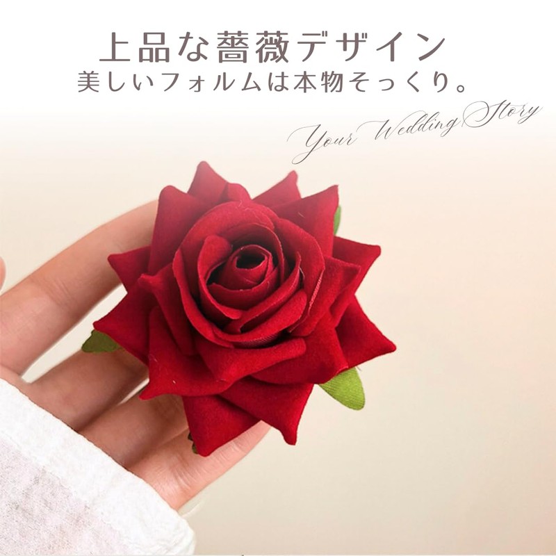 Copeflap Rose Hairpin Rose Hair Clip Rose Hair Accessories Hair